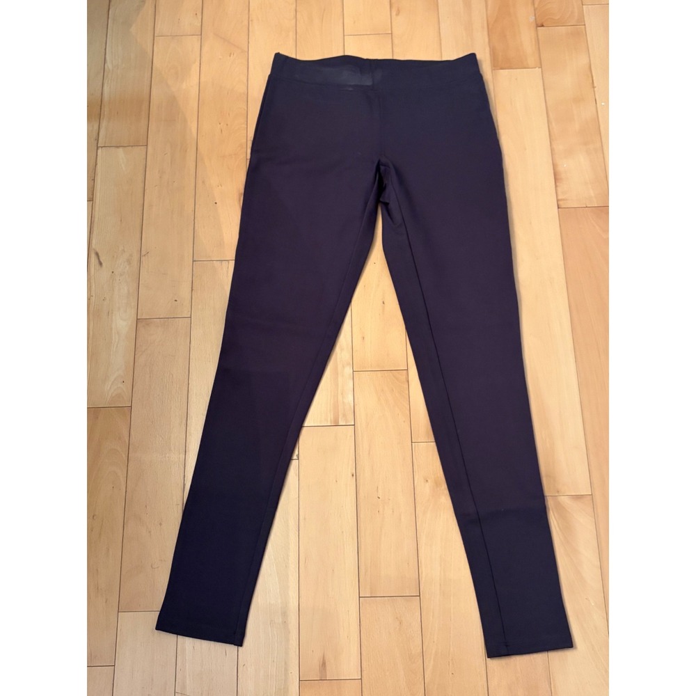 Paniz Leggings Womens Medium Black Stretch Pull On Skinny Fit Knit Pants